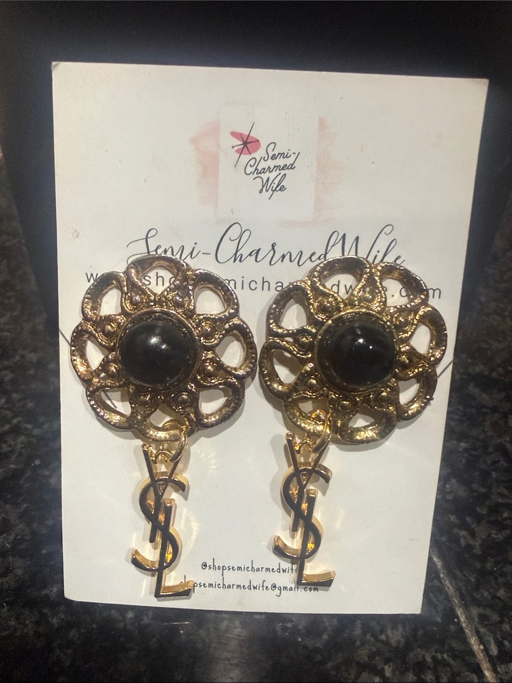Vintage YSL Earrings